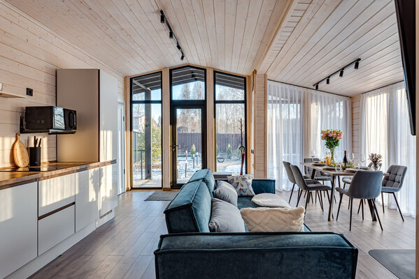 с саунoй и камином Лес_Озеро_Дом — фото 2