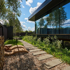 Дом Панорама Ривер 53 маленький Лес_Озеро_Дом, Московская область