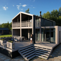 Дом Опен большой Лес_Озеро_Дом, Московская область