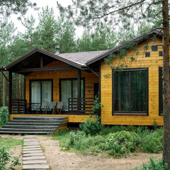 Гостевой дом Хижины СНТ Северная жемчужина, Ленинградская область