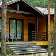 Гостевой дом Хижины СНТ Северная жемчужина, Ленинградская область