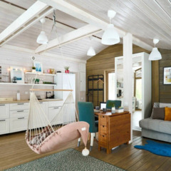 Гостевой дом Хижины СНТ Северная жемчужина, Ленинградская область