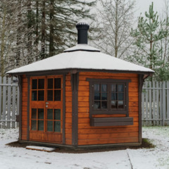 Гостевой дом Хижины СНТ Северная жемчужина, Ленинградская область