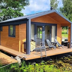 Дом Наедине — дома на воде, Ленинградская область