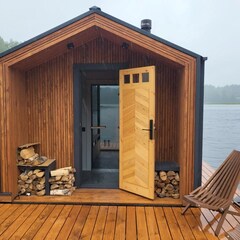 Дом Наедине — дома на воде, Ленинградская область