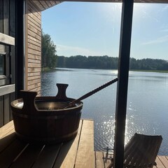 Дом Наедине — дома на воде, Ленинградская область