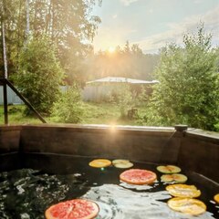 Загородный дом Дача на озере Балтым с баней и чаном, Свердловская область