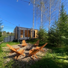 Загородный дом ЕлкиШале с баней и чаном у леса, Московская область