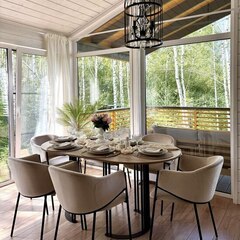 Загородный дом ЕлкиШале с баней и чаном у леса, Московская область