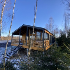 Загородный дом ЕлкиШале с баней и чаном у леса, Московская область