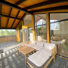 Загородный дом ЕлкиШале с баней и чаном у леса, Московская область