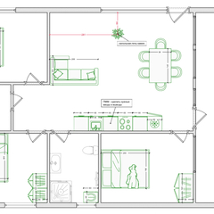 Дом в аренду Усадьба ЁлкиШале с баней и чаном, Московская область