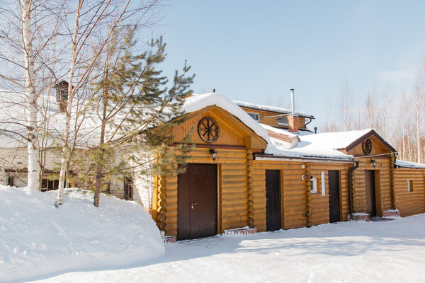 Деревянный дом с баней — фото 2