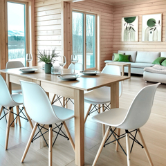 Дом с 3-мя спальнями, террасой и панорамными окнами, Республика Карелия