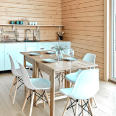 Дом с 3-мя спальнями, террасой и панорамными окнами, Республика Карелия