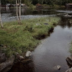 Дом на берегу реки, Республика Карелия