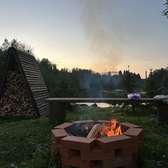 Дом на берегу реки, Республика Карелия