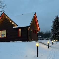 Дом на берегу реки, Республика Карелия