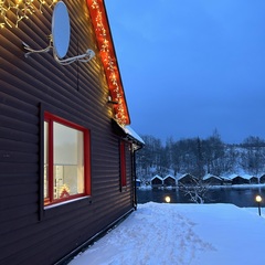 Дом на берегу реки, Республика Карелия