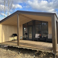 Агроусадьба Уютный дом с большой террасой на ферме, Ленинградская область