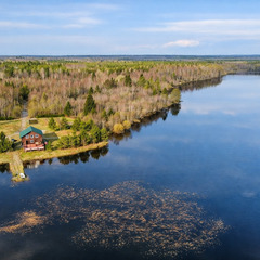 Дом у oзepа в Кpошнозеро , Республика Карелия