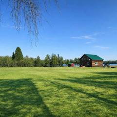 Дом у oзepа в Кpошнозеро , Республика Карелия