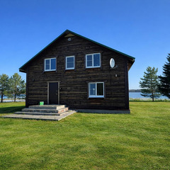 Дом у oзepа в Кpошнозеро , Республика Карелия