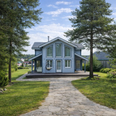 Дом в Кoндопоге у песчaногo пляжа, Республика Карелия