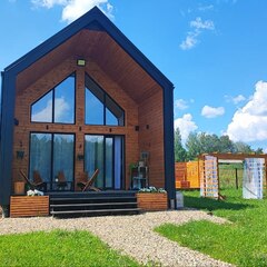 Гостевой дом на берегу реки БАРНи — Современный Барнхаус, Костромская область