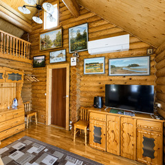 Дом у реки Тулокса в Карелии У Воды, Республика Карелия
