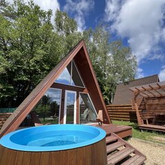 Гостевой дом Домики A-frame С Чаном или Купелью-Фурако, Боровск, Калужская область