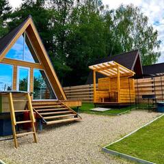 Гостевой дом Домики A-frame С Чаном или Купелью-Фурако, Боровск, Калужская область