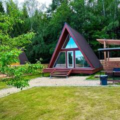 Гостевой дом Домики A-frame С Чаном или Купелью-Фурако, Боровск, Калужская область