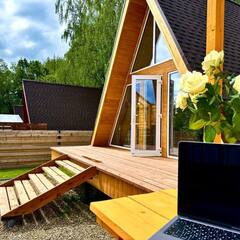 Гостевой дом Домики A-frame С Чаном или Купелью-Фурако, Боровск, Калужская область